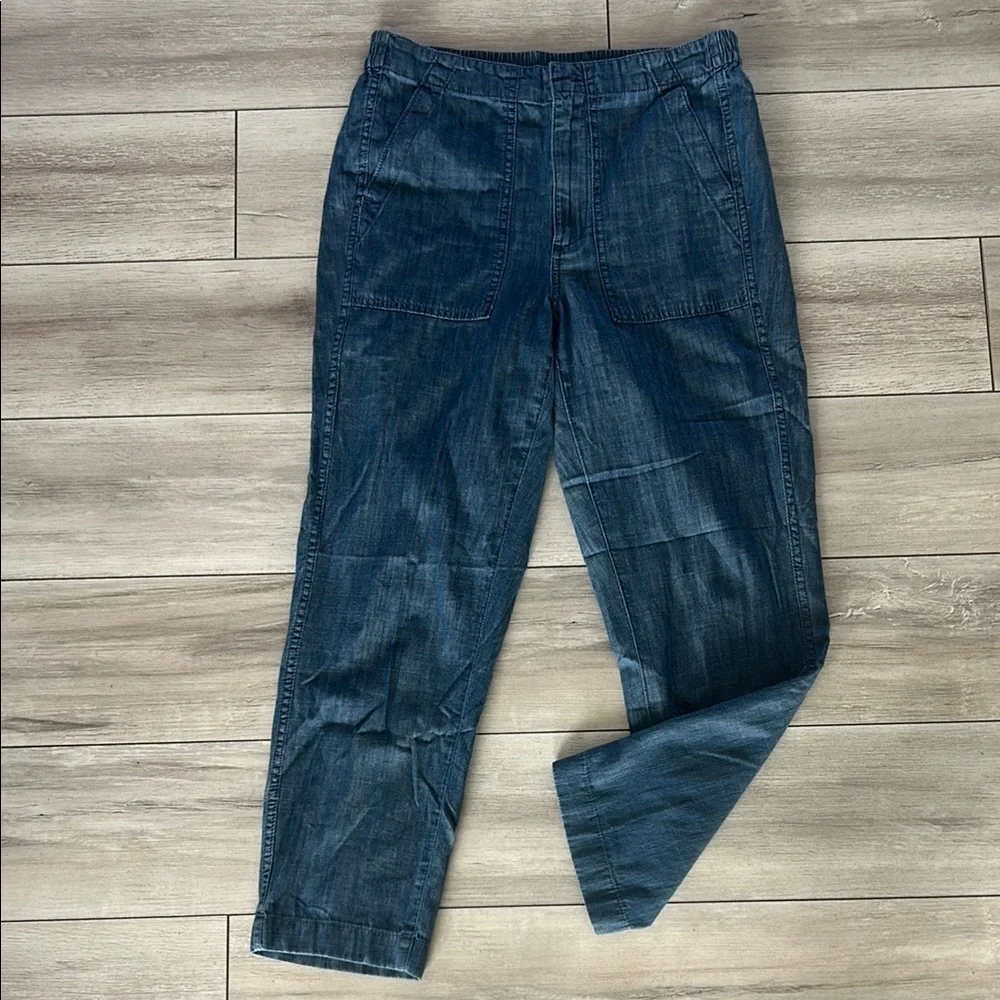 J. Crew cotton blend Denim Blue Casual Pants size 6